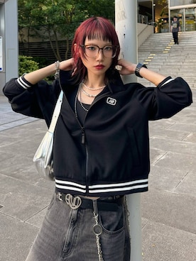 「PBLIM（ページボーイリム）のアイテム」を使った、Hinechiさん（レディース・160cm）の秋コーディネート