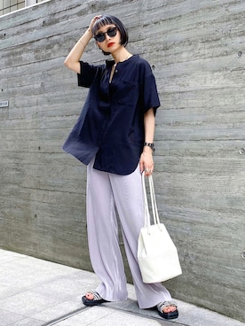 Hinechiさん(レディース・158cm)の夏コーディネート