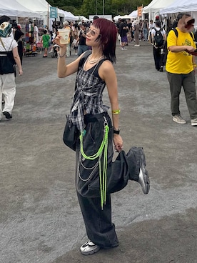 「アイテム（その他トップス）」を使った、Hinechiさん（レディース・160cm）の秋コーディネート