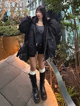 Hinechiさん（レディース・160cm）の冬コーディネート