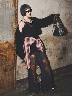 「PAGEBOY（ページボーイ）のアイテム（トップス）」を使った、Hinechiさん（レディース・160cm）の秋コーディネート