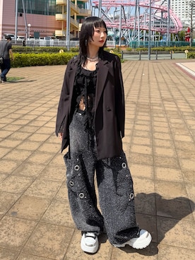 「PAGEBOY（ページボーイ）のアイテム」を使った、Hinechiさん（レディース・160cm）の春コーディネート