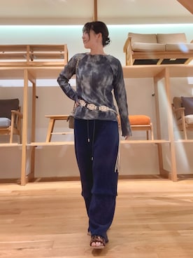 「SENSE OF PLACE by URBAN RESEARCH（センスオブプレイスバイアーバンリサーチ）のアイテム（サンダル）」を使った、ｶﾅｺさん（レディース・162cm）の秋コーディネート