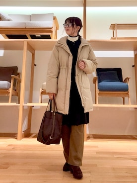 「アイテム（ワンピース/ドレス）」を使った、ｶﾅｺさん（レディース・162cm）の冬コーディネート