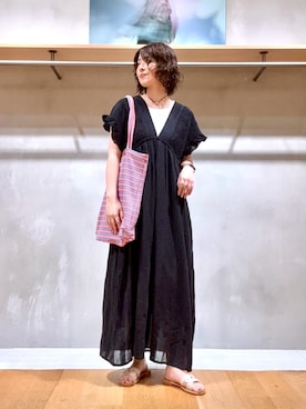 「FORK&SPOON（フォークアンドスプーン）のアイテム」を使った、ｶﾅｺさん（レディース・162cm）の夏コーディネート