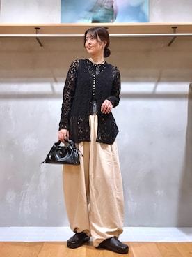 「KBF（ケイビーエフ）のアイテム（トップス）」を使った、ｶﾅｺさん（レディース・162cm）の秋コーディネート