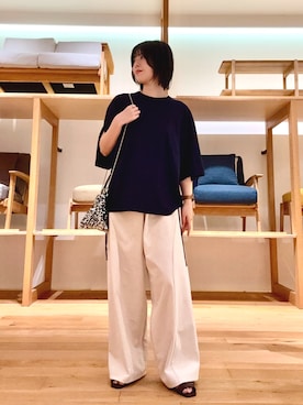 「LAATO（ラート）のアイテム」を使った、ｶﾅｺさん（レディース・162cm）の夏コーディネート