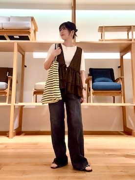 「URBAN RESEARCH Sonny Label（アーバンリサーチサニーレーベル）のアイテム（トップス）」を使った、ｶﾅｺさん（レディース・162cm）の春コーディネート