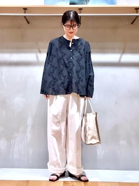 「かぐれ（カグレ）のアイテム」を使った、ｶﾅｺさん（レディース・162cm）の夏コーディネート