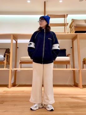 「アイテム（ブルゾン）」を使った、ｶﾅｺさん（レディース・162cm）の秋コーディネート