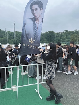 「gossip！ロサンゼルス（ゴシップロサンゼルス）のアイテム」を使った、こじぇさん（レディース・151cm）の夏コーディネート