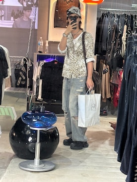 「GRANCY（グランシー）のアイテム（トップス）」を使った、tetsu1379さん（メンズ・186cm）の夏コーディネート