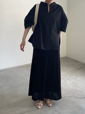「select MOCA（セレクトモカ）のアイテム」を使った、ririkaさん（骨格ウェーブ・レディース・159cm）の夏コーディネート