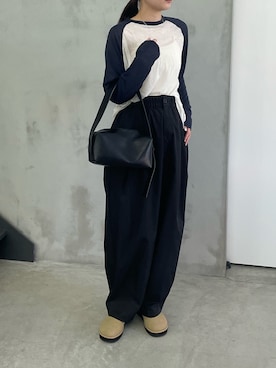 「select MOCA（セレクトモカ）のアイテム（バッグ）」を使った、ririkaさん（レディース・159cm）の春コーディネート