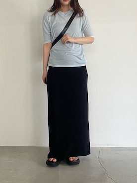 「select MOCA（セレクトモカ）のアイテム（バッグ）」を使った、ririkaさん（レディース・159cm）の夏コーディネート