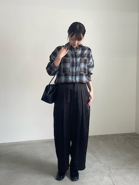 「select MOCA（セレクトモカ）のアイテム（ローファー）」を使った、ririkaさん（レディース・159cm）の夏コーディネート