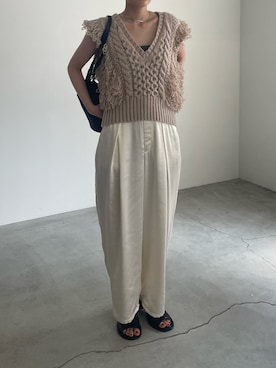 「select MOCA（セレクトモカ）のアイテム」を使った、ririkaさん（レディース・159cm）の夏コーディネート