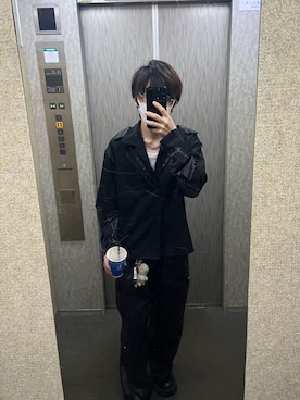 「GRANCY（グランシー）のアイテム」を使った、haruto_pochaさん（メンズ・168cm）の春コーディネート