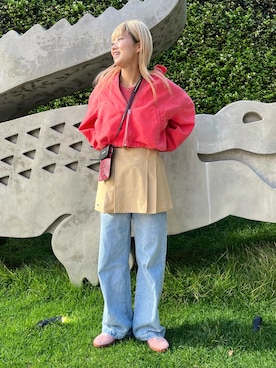 「LACOSTE（ラコステ）のアイテム（財布/小物）」を使った、inoueさん（レディース・166cm）の夏コーディネート