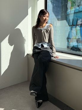 hiyoriさん（レディース・156cm）の冬コーディネート