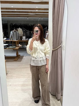 「ティアードブラウス」｜hiyoriさん（レディース・156cm）の秋コーディネート