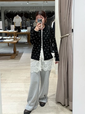 「mystic（ミスティック）のアイテム」を使った、hiyoriさん（レディース・156cm）の春コーディネート