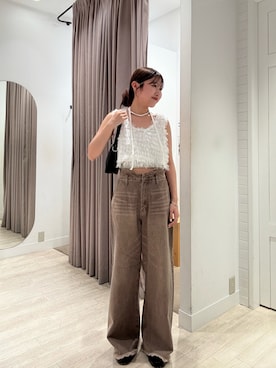 「アイテム（シュシュ）」を使った、hiyoriさん（レディース・156cm）の夏コーディネート
