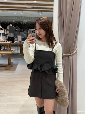 「ビスチェコーデ」｜hiyoriさん（レディース・156cm）の秋コーディネート