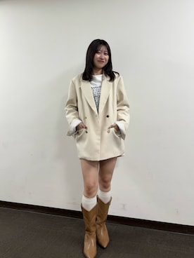 hiyoriさん（レディース・156cm）の冬コーディネート
