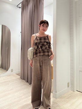 「mystic（ミスティック）のアイテム」を使った、hiyoriさん（骨格ナチュラル・レディース・156cm）の夏コーディネート