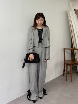 「mystic（ミスティック）のアイテム（バッグ）」を使った、hiyoriさん（レディース・156cm）の夏コーディネート