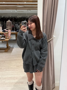 「ワントーンコーデ」｜hiyoriさん（レディース・156cm）の冬コーディネート