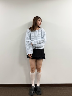 「アイテム（ブーツ）」を使った、hiyoriさん（レディース・156cm）の夏コーディネート