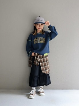 pietスタッフさん（キッズ・124cm）の秋コーディネート