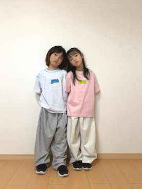 「Piet（ピエット）のアイテム（トップス）」を使った、pietスタッフさん（キッズ・130cm）の春コーディネート