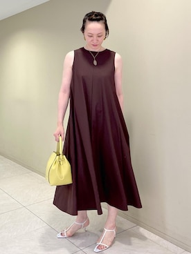 「アイテム（ワンピース/ドレス）」を使った、MASさん（レディース・164cm・40代）の夏コーディネート