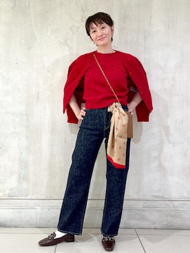 「ROPE'（ロペ）のアイテム（バッグ）」を使った、MASさん（レディース・164cm）の冬コーディネート