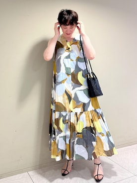 「アイテム（ワンピース/ドレス）」を使った、MASさん（レディース・164cm・40代）の夏コーディネート