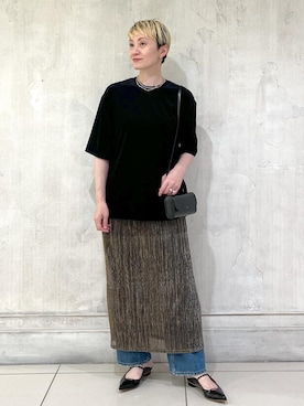 「アイテム（Tシャツ/カットソー）」を使った、MASさん（レディース・164cm・40代）の夏コーディネート