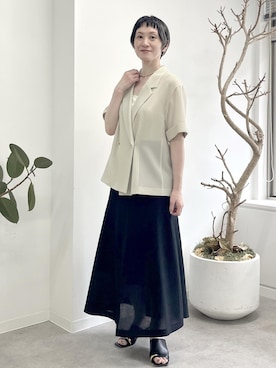 「ROPE'（ロペ）のアイテム」を使った、MASさん（レディース・164cm）の夏コーディネート