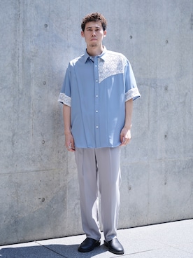 「UNITED TOKYO（ユナイテッドトウキョウ）のアイテム（Tシャツ/カットソー）」を使った、yuto yoshinosonoさん（メンズ・174cm）の春コーディネート