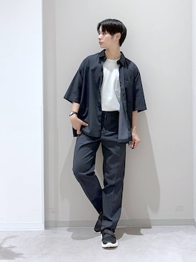「GLOBAL WORK（グローバルワーク）のアイテム」を使った、タクミさん（メンズ・160cm）の夏コーディネート