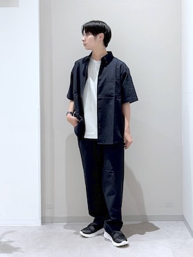 「GLOBAL WORK（グローバルワーク）のアイテム」を使った、タクミさん（メンズ・160cm）の夏コーディネート