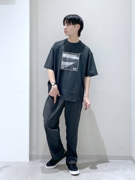 「GLOBAL WORK（グローバルワーク）のアイテム（シューズ）」を使った、タクミさん（メンズ・160cm）の春コーディネート