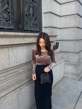 rinaさん（レディース・150cm）の冬コーディネート