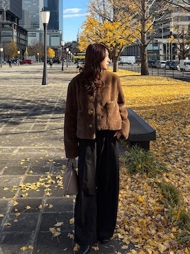 「冬コーデ」｜rinaさん（レディース・150cm）の冬コーディネート