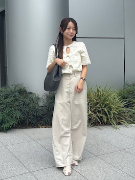「IACUCCI（イアクッチ）のアイテム」を使った、rinaさん（レディース・150cm）の夏コーディネート
