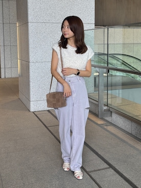 「ファー」｜rinaさん（レディース・150cm）の夏コーディネート