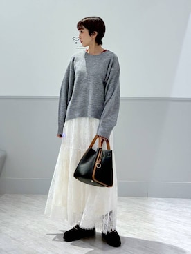 「アイテム（ワンピース/ドレス）」を使った、nakamu29さん（レディース・156cm・40代）の冬コーディネート