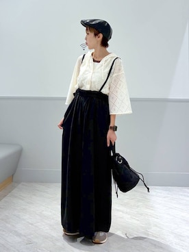 「アイテム（タンクトップ）」を使った、nakamu29さん（レディース・156cm・40代）の秋コーディネート